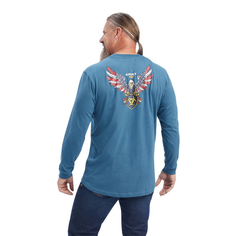 Ariat Mens Rebar Cotton Strong American Raptor T-Shirt