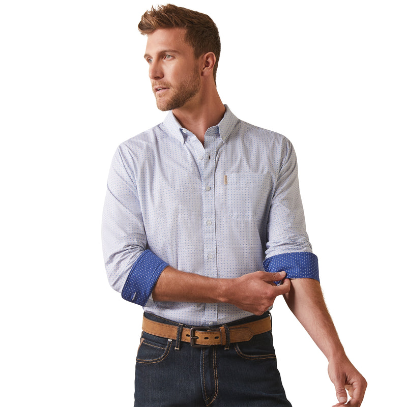 Ariat Mens Medallion Stretch Modern Fit Shirt