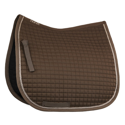 Horze Noir Pearl Corded Dressage Saddle Pad