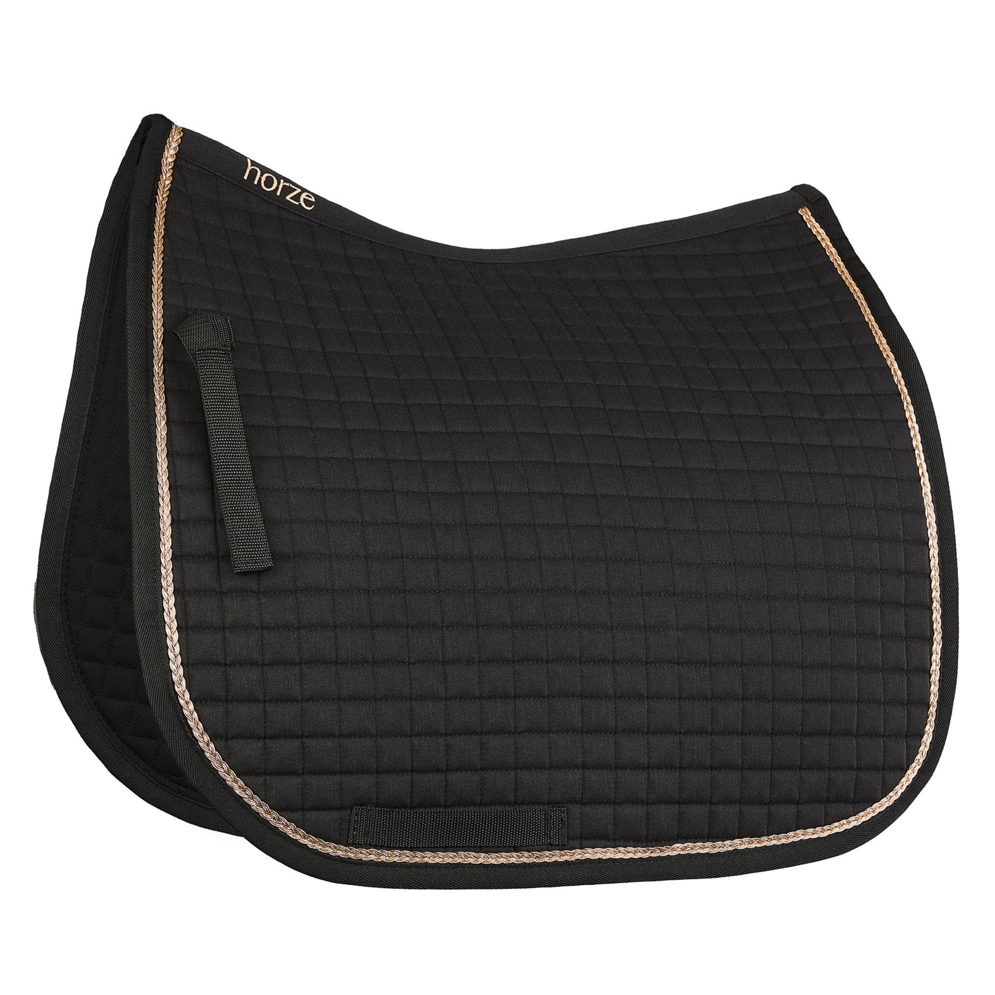 Horze Noir Pearl Corded Dressage Saddle Pad
