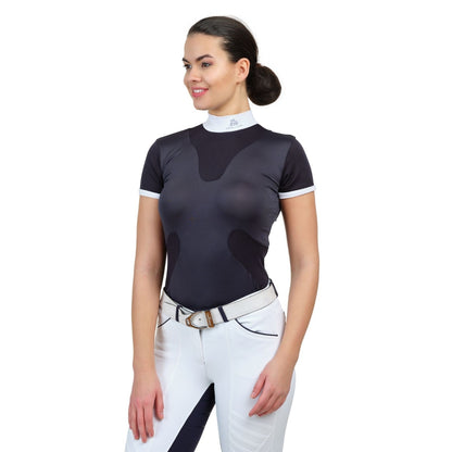 Cavalliera Ladies High Style Short Sleeve Riding Show Shirt