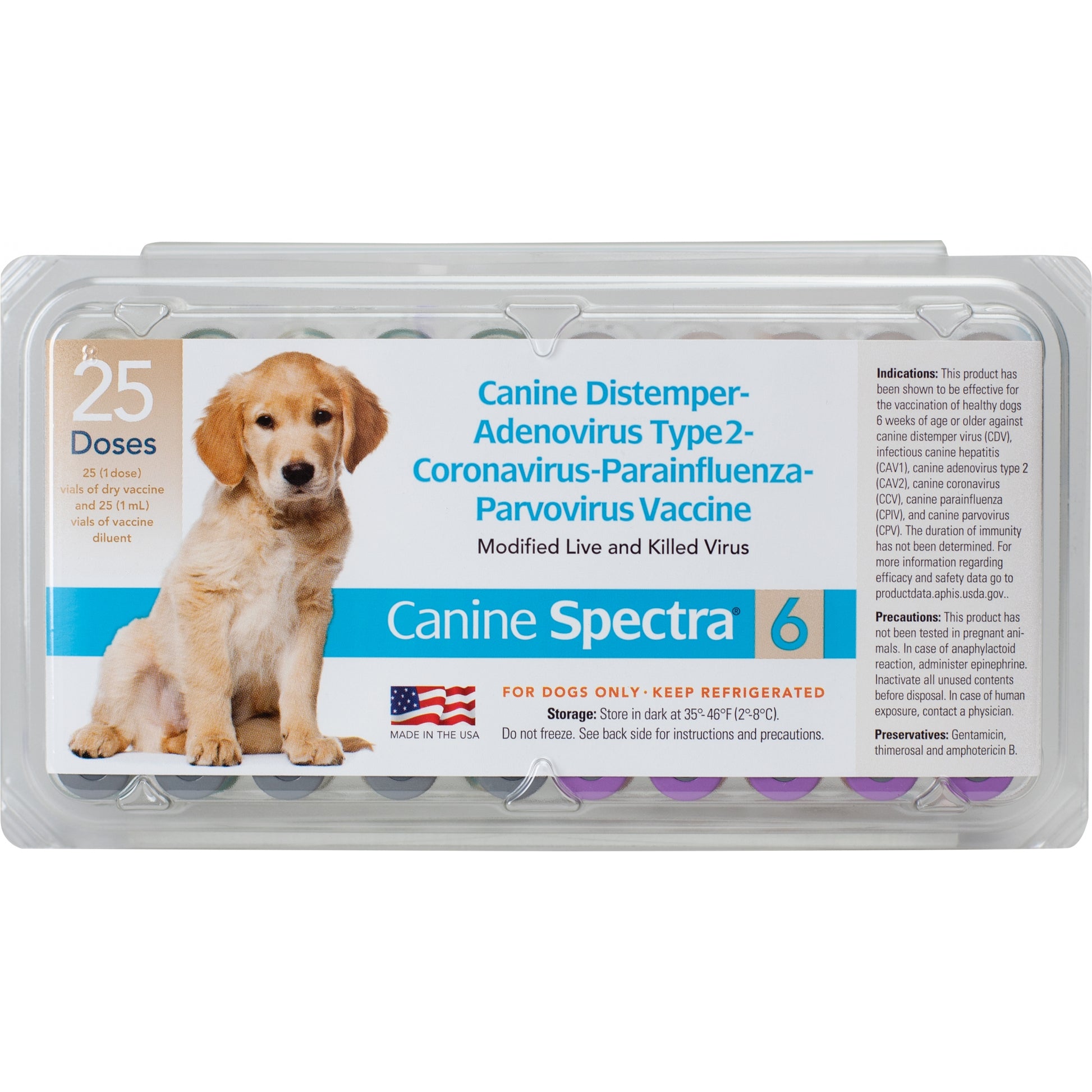 Durvet Canine Spectra 6 Dog Vaccine without Syringe