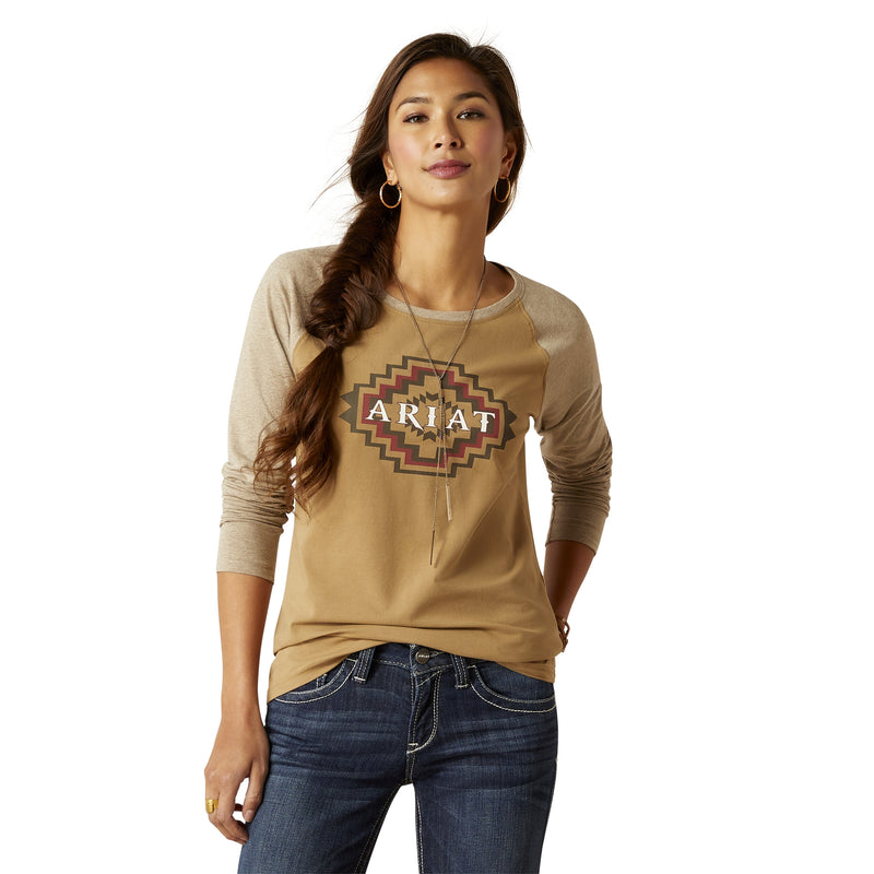 Ariat Ladies Tucson Baseball Tee Shirt