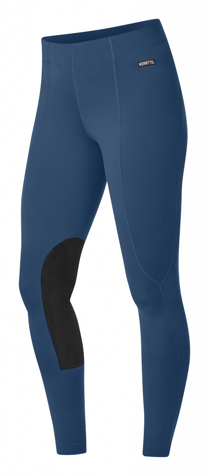 Kerrits Ladies Flow Rise Knee Patch Performance Tights