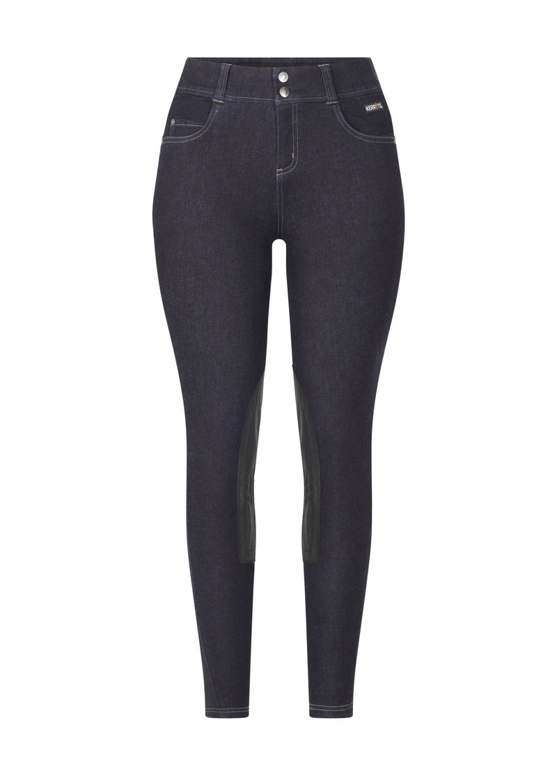 Kerrits Ladies Cozy Rider Denim Knee Patch Breeches