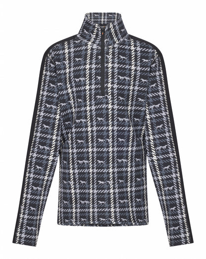 Kerrits Kids Muzzle Nuzzle Fleece Half Zip Riding Top - Print