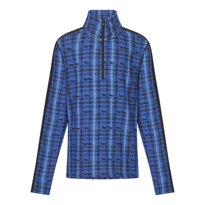 Kerrits Kids Muzzle Nuzzle Fleece Half Zip Riding Top - Print