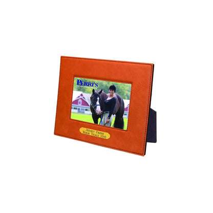 Perri's Personalized Leather Picture Frame