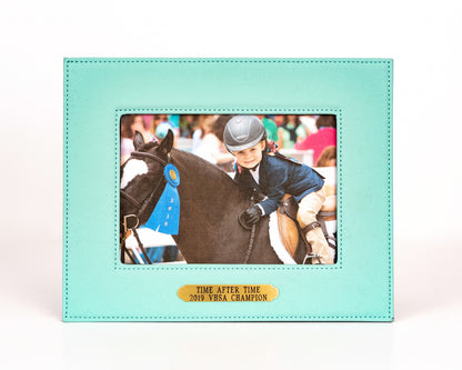 Perri's Personalized Leather Picture Frame