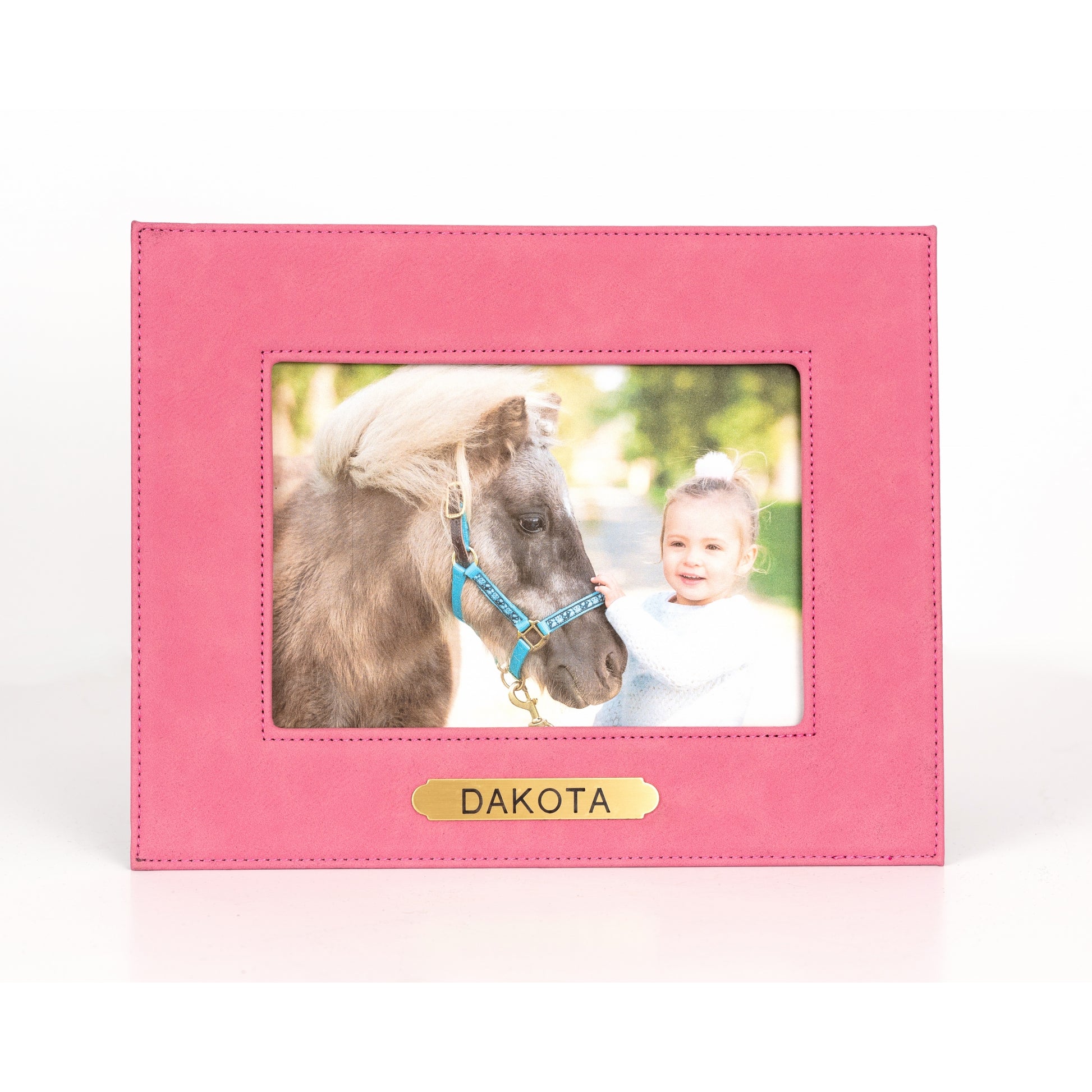 Perri's Personalized Leather Picture Frame