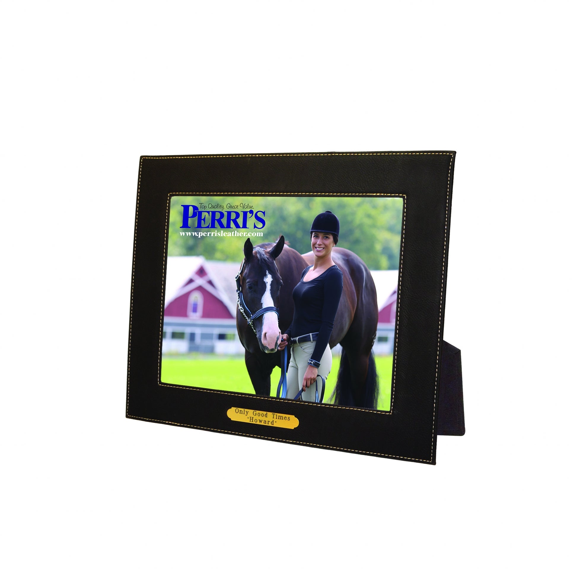 Perri's Personalized Leather Picture Frame