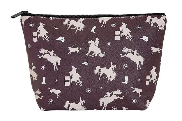 AWST Int'l "Lila" Rodeo Cosmetic Pouch