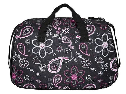 AWST Int'l "Lila" Galloping Horse Paisley Duffle Bag