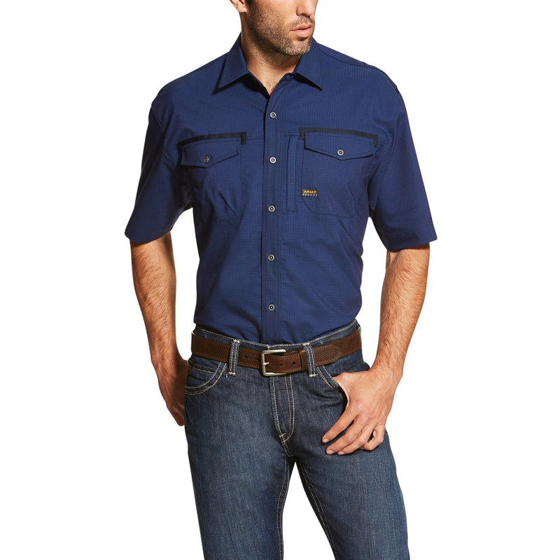 Ariat Mens Rebar Workman Work Shirt