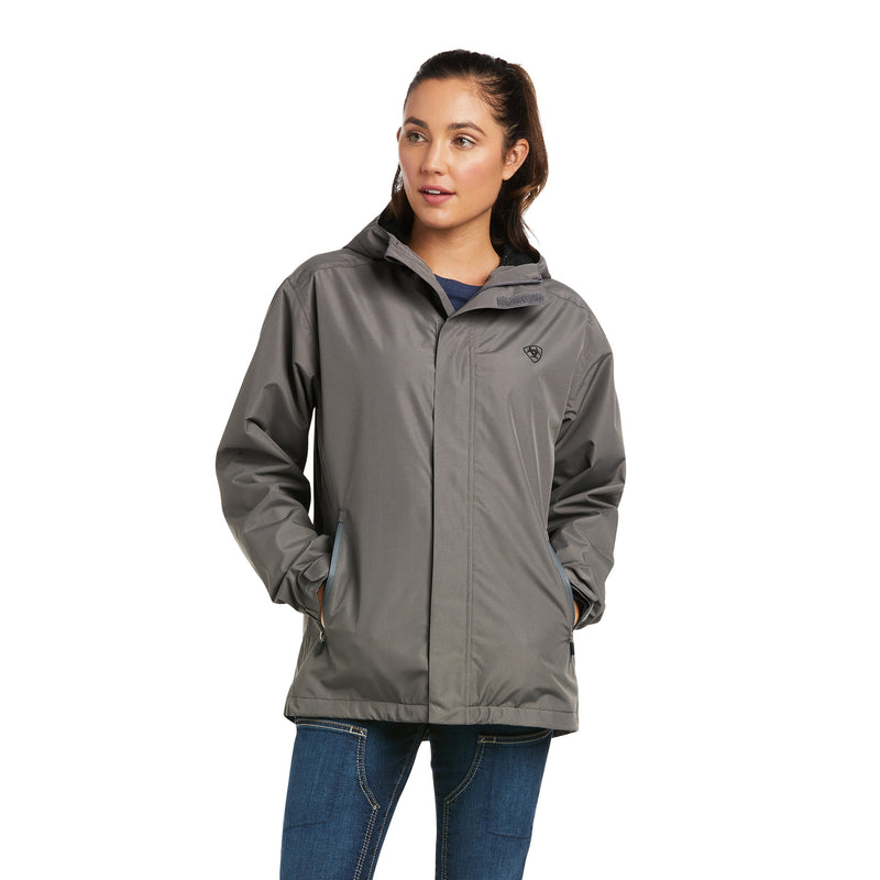 Ariat Mens Rebar Stormshell Logo Waterproof Jacket