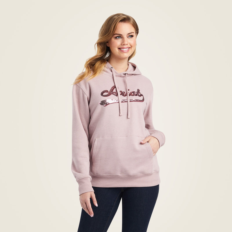 Ariat Ladies REAL Sequin Logo Hoodie