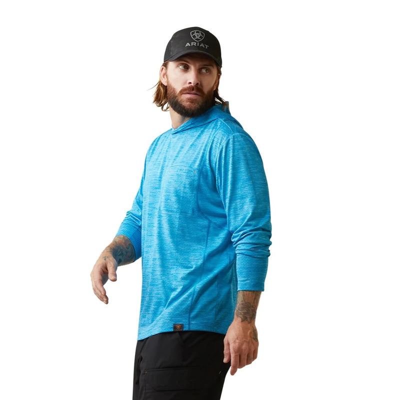 Ariat Mens Rebar Evolution Hooded Sun Shirt