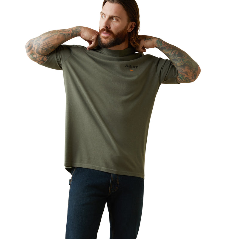 Ariat Mens Rebar Cotton Strong T-Shirt