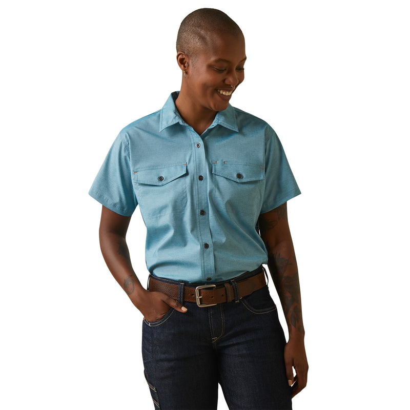 Ariat Ladies Rebar Made Tough VentTEK DuraStretch Work Shirt