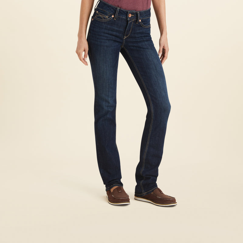 Ariat Ladies R.E.A.L. Perfect Rise Greta Straight Jeans