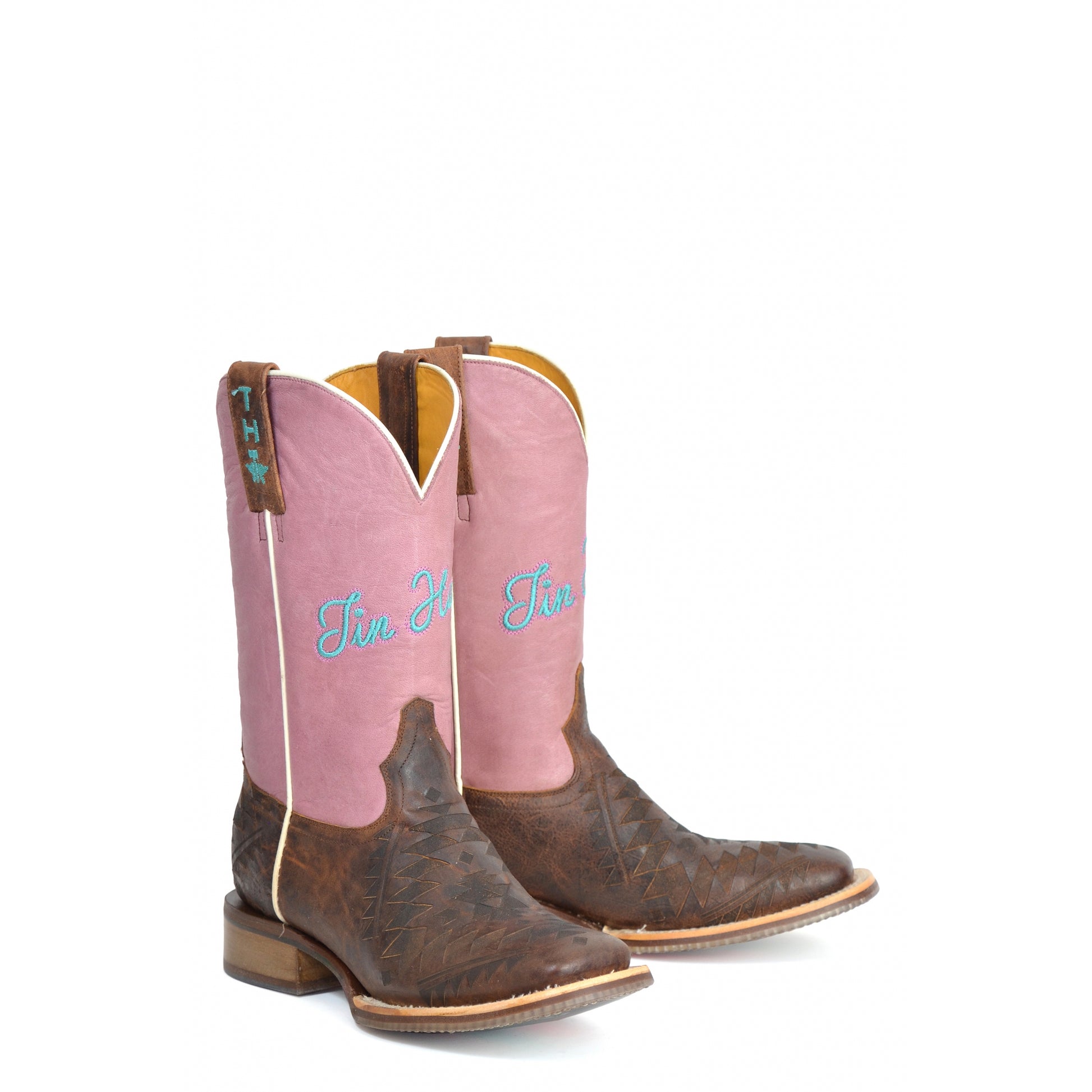 Tin Haul Ladies Azteca Square Toe Boots