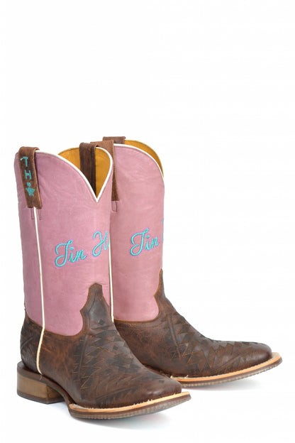Tin Haul Ladies Azteca Square Toe Boots