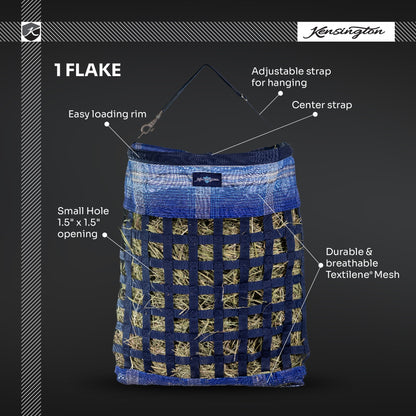 Kensington Slow Feed 2 Flake Hay Bag with Rim