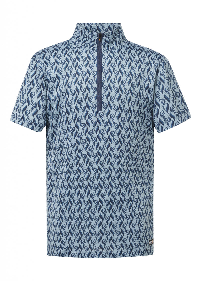 Kerrits Kids Summer Ride Ice Fil Short Sleeve Print Shirt