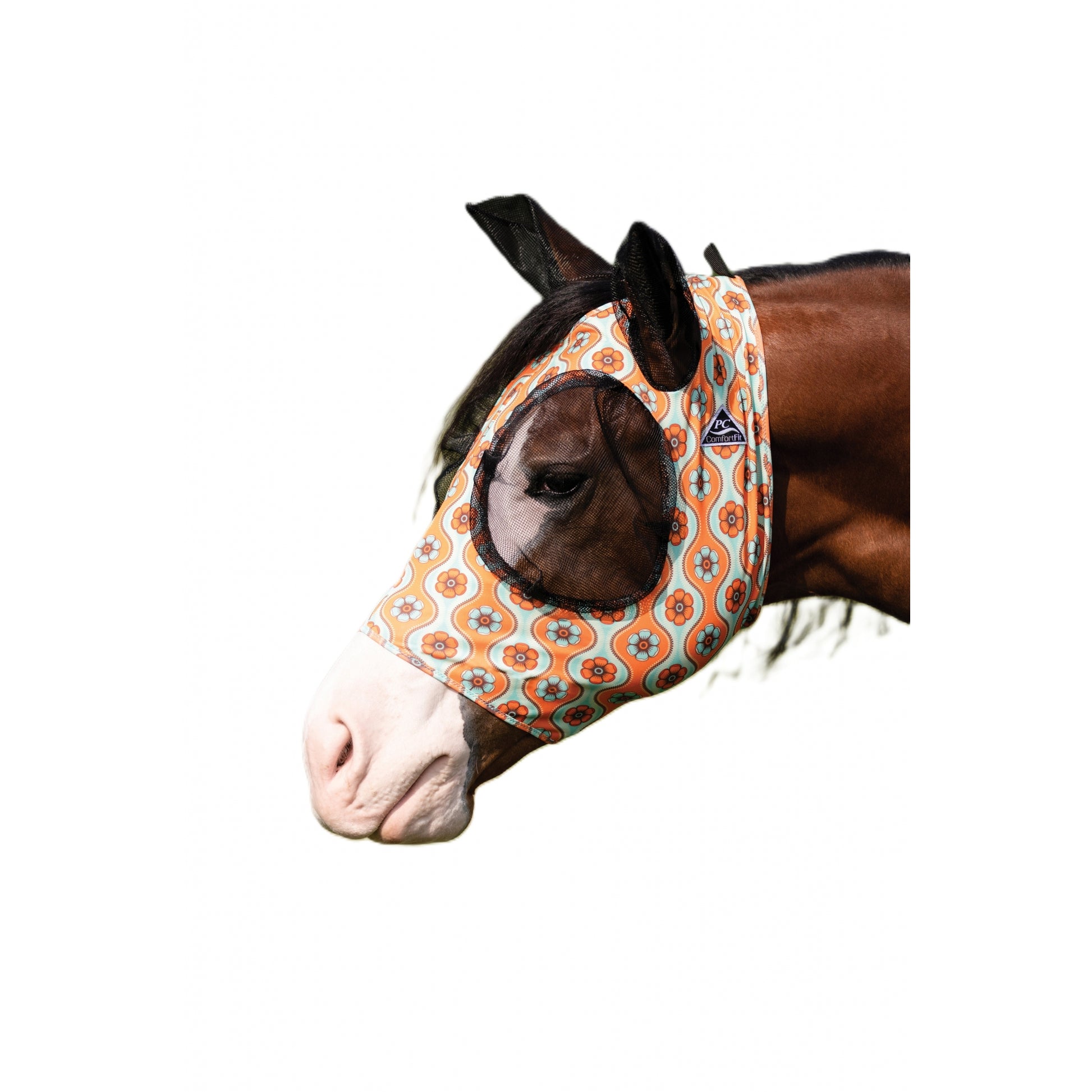 Prof Choice Comfort Fit Lycra Fly Mask - Prints