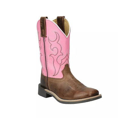 Smoky Mountain Youth Jasmine Square Toe Boots