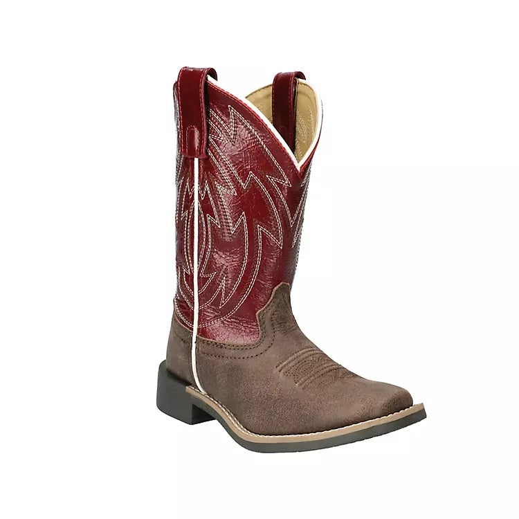 Smoky Mountain Youth Nomad Square Toe Boots