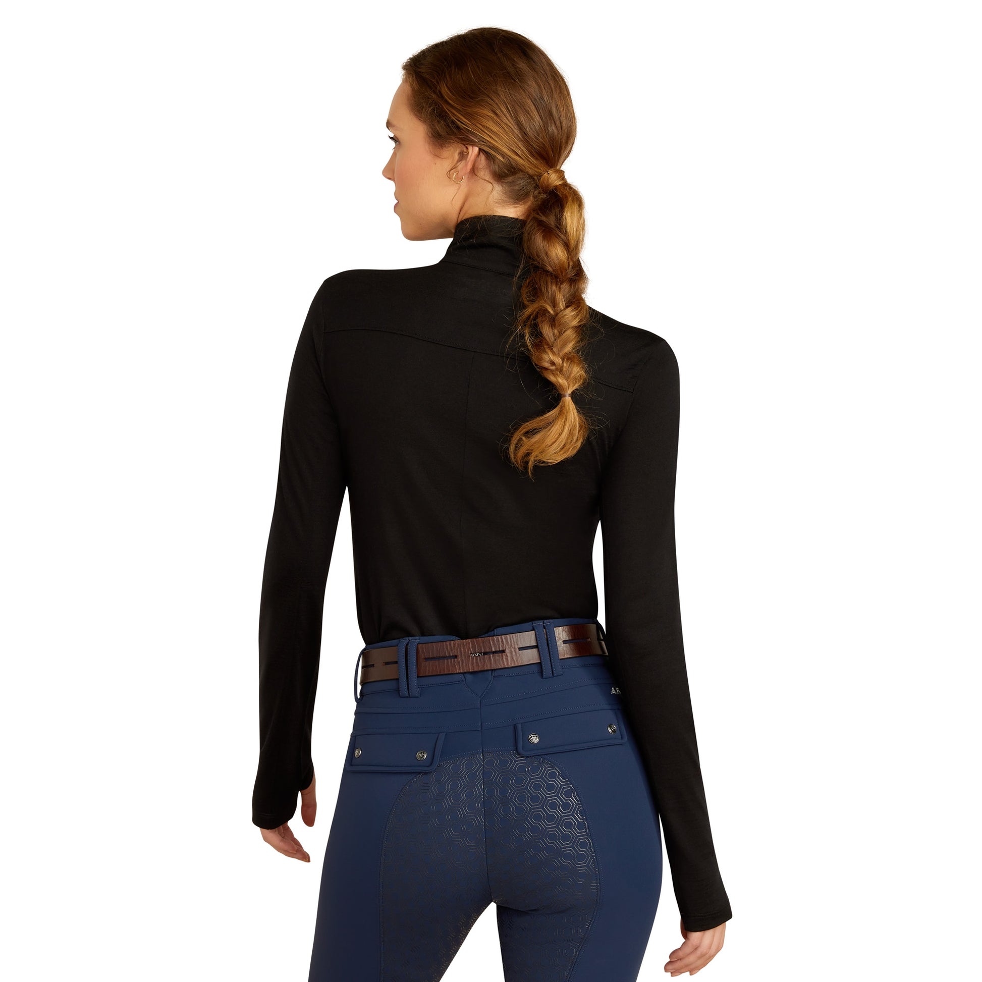 Ariat Ladies Cheviot 1/4 Zip Baselayer Shirt