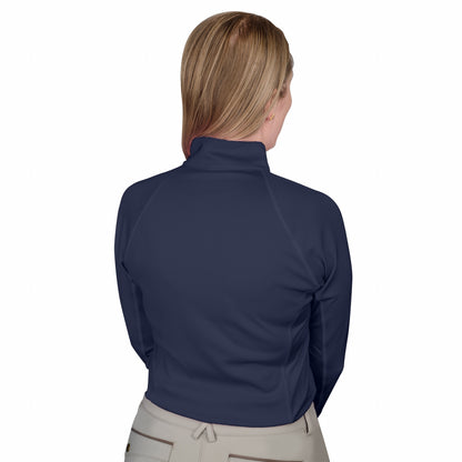 Ovation Ladies Quarter Zip Long Sleeve Sun Shirt