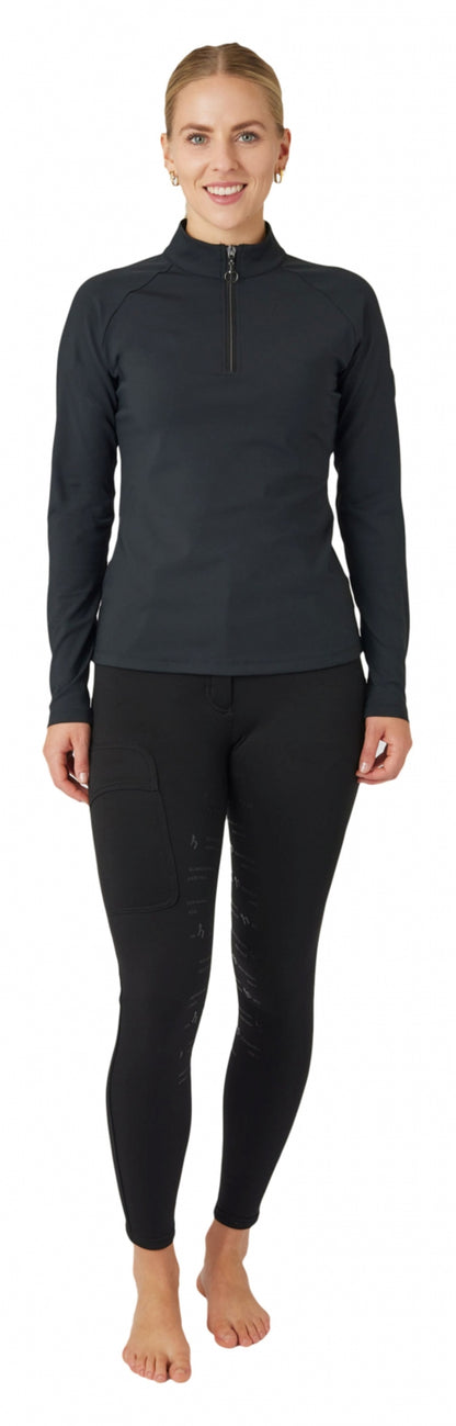 Horze Karla Womens Tech Training Half Zip Shirt