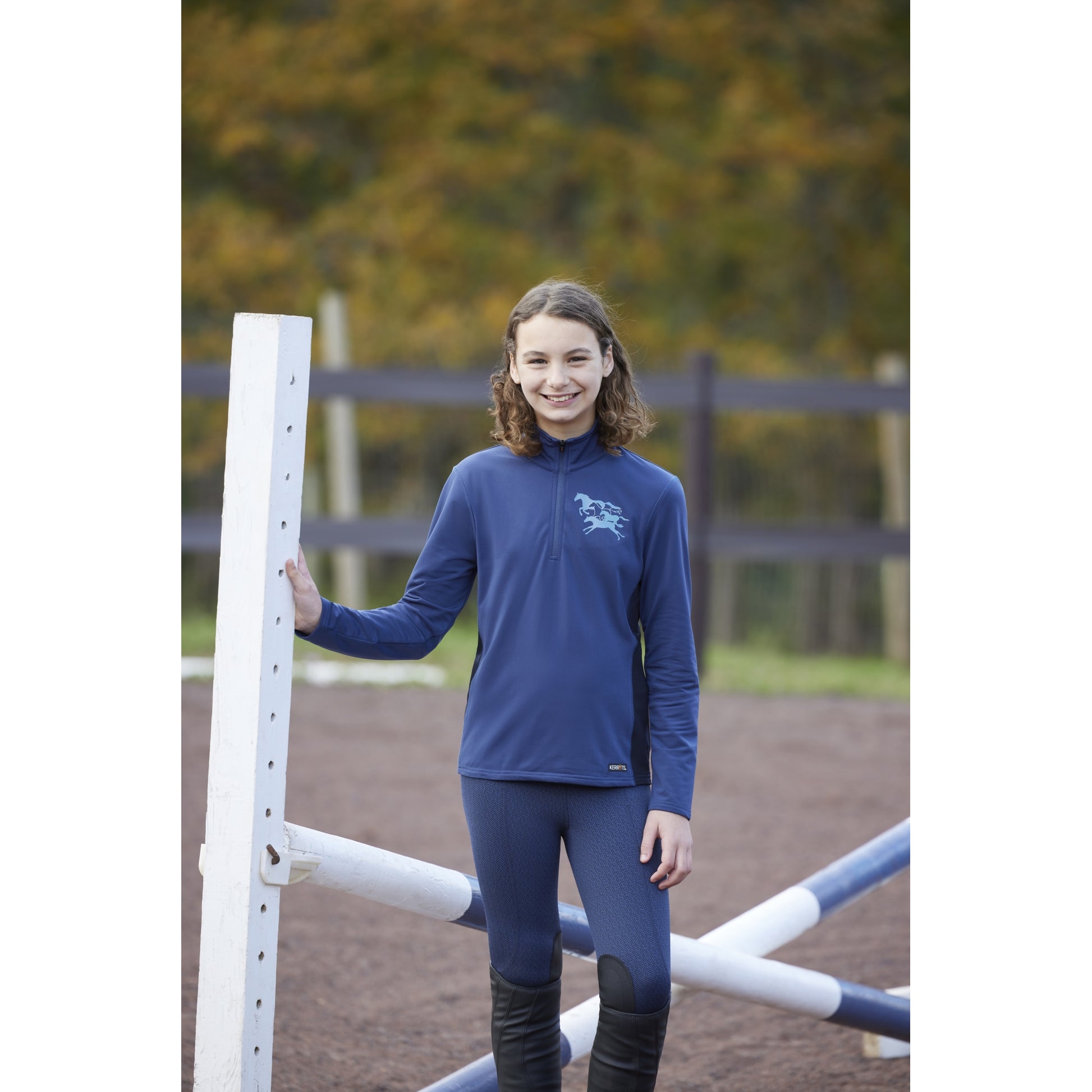 Kerrits Kids Fleece Lite II Knee Patch Tights