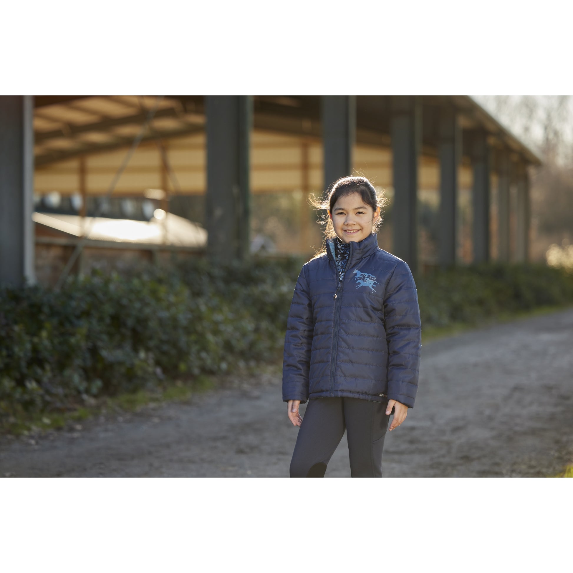 Kerrits Kids Round Up Reversible Quilted Riding Jacket