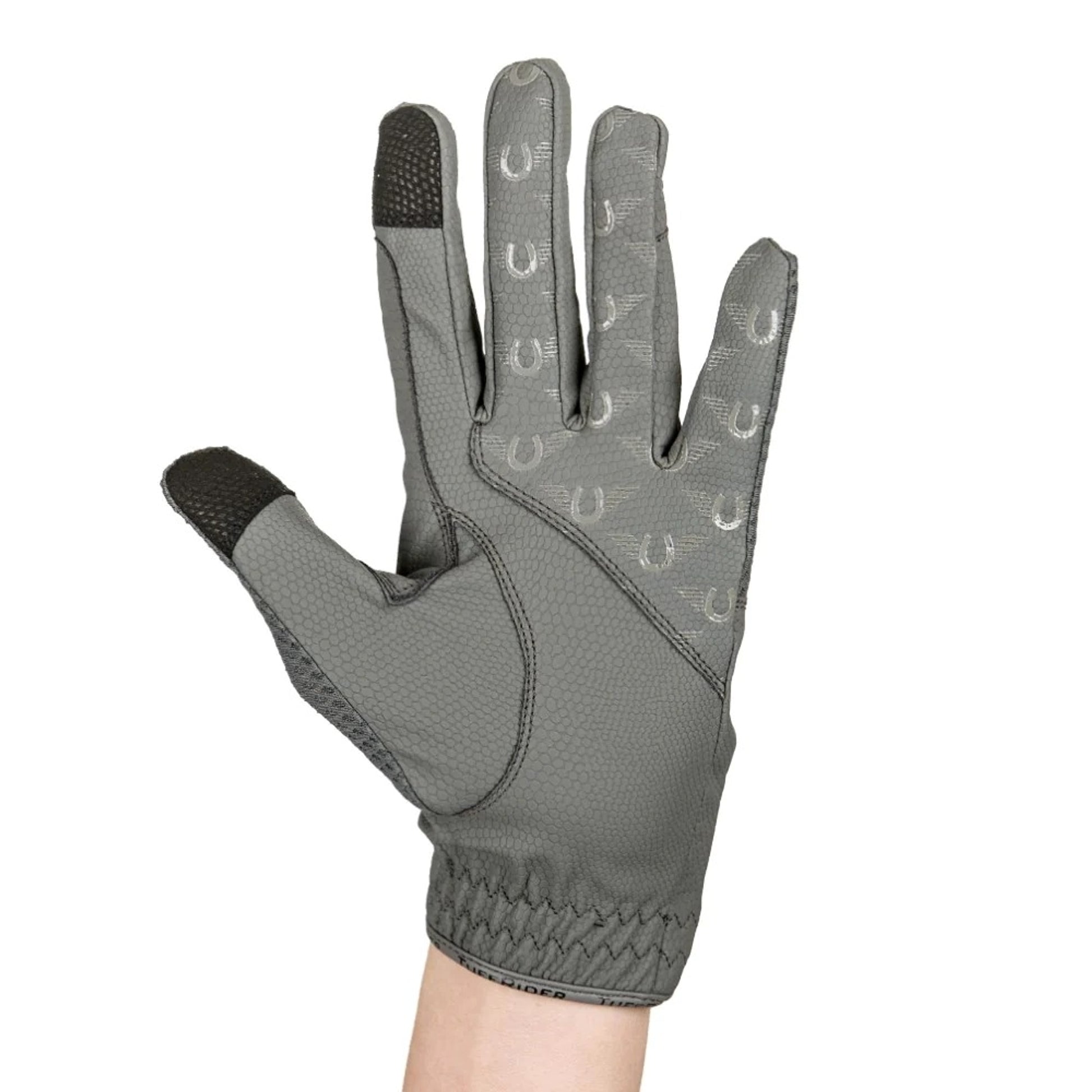 TuffRider Ladies Cool Breeze Summer Riding Gloves with Honeycomb Mesh