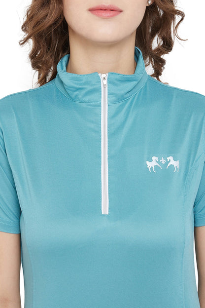Equine Couture Ladies Surya EquiCool Short Sleeve Sun Sport Shirt