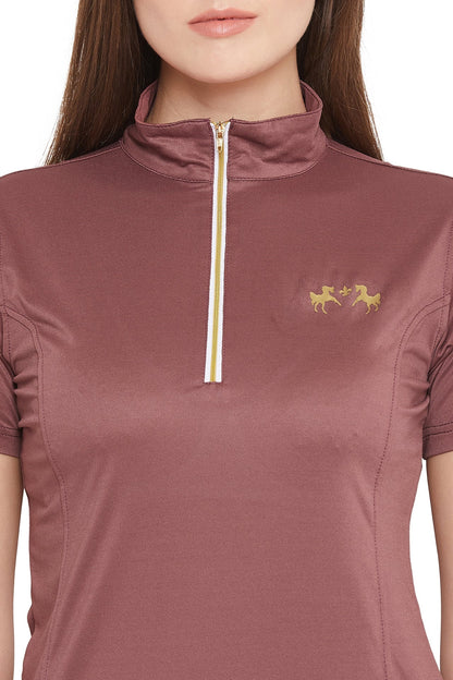 Equine Couture Ladies Surya EquiCool Short Sleeve Sun Sport Shirt