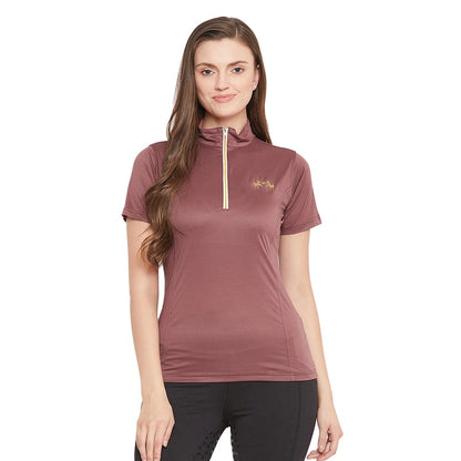 Equine Couture Ladies Surya EquiCool Short Sleeve Sun Sport Shirt