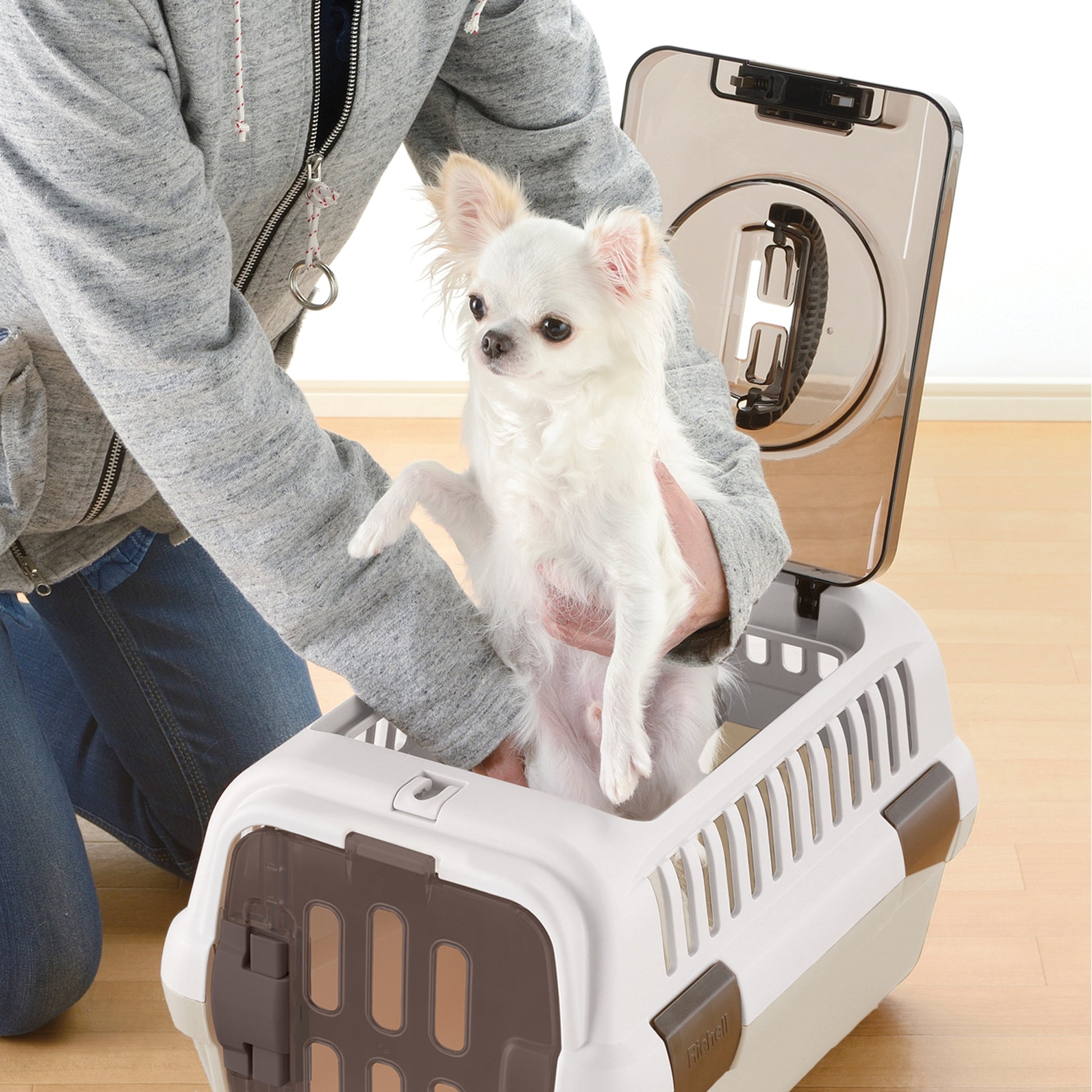 Richell Double Door Pet Carrier II