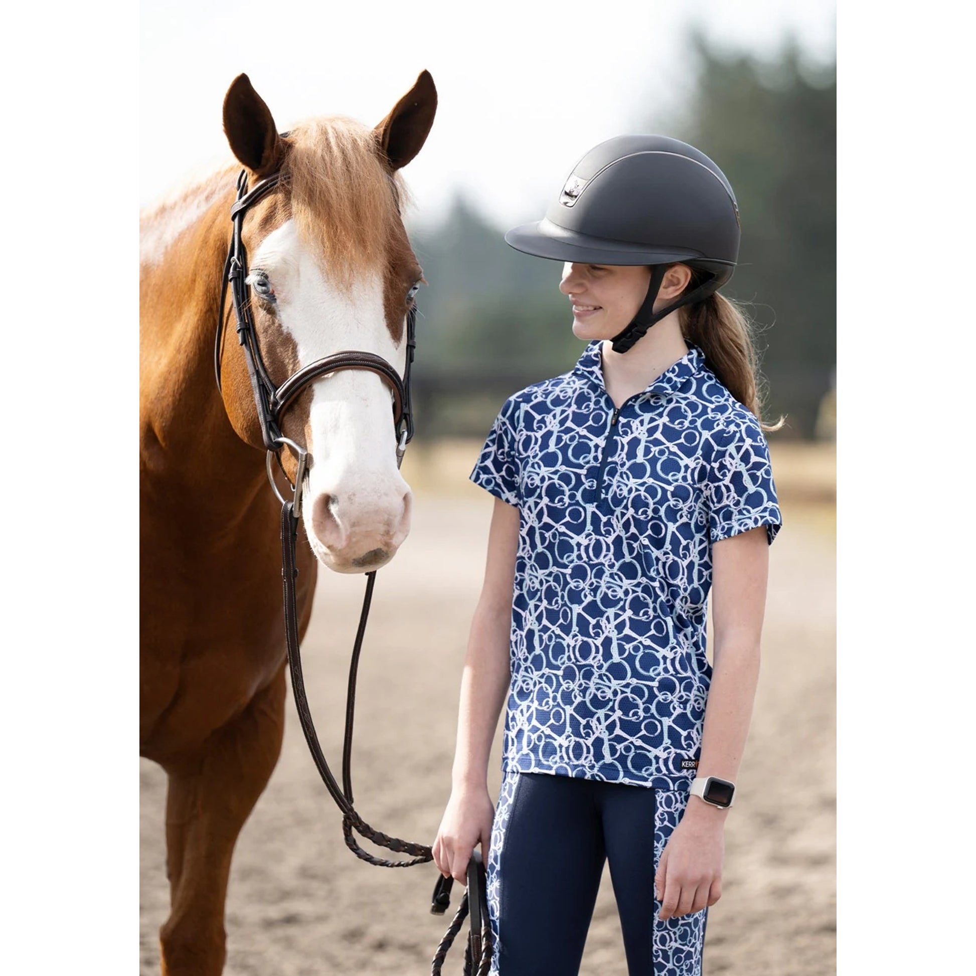 Kerrits Kids Breeze Ice Fil Short Sleeve Riding Shirt