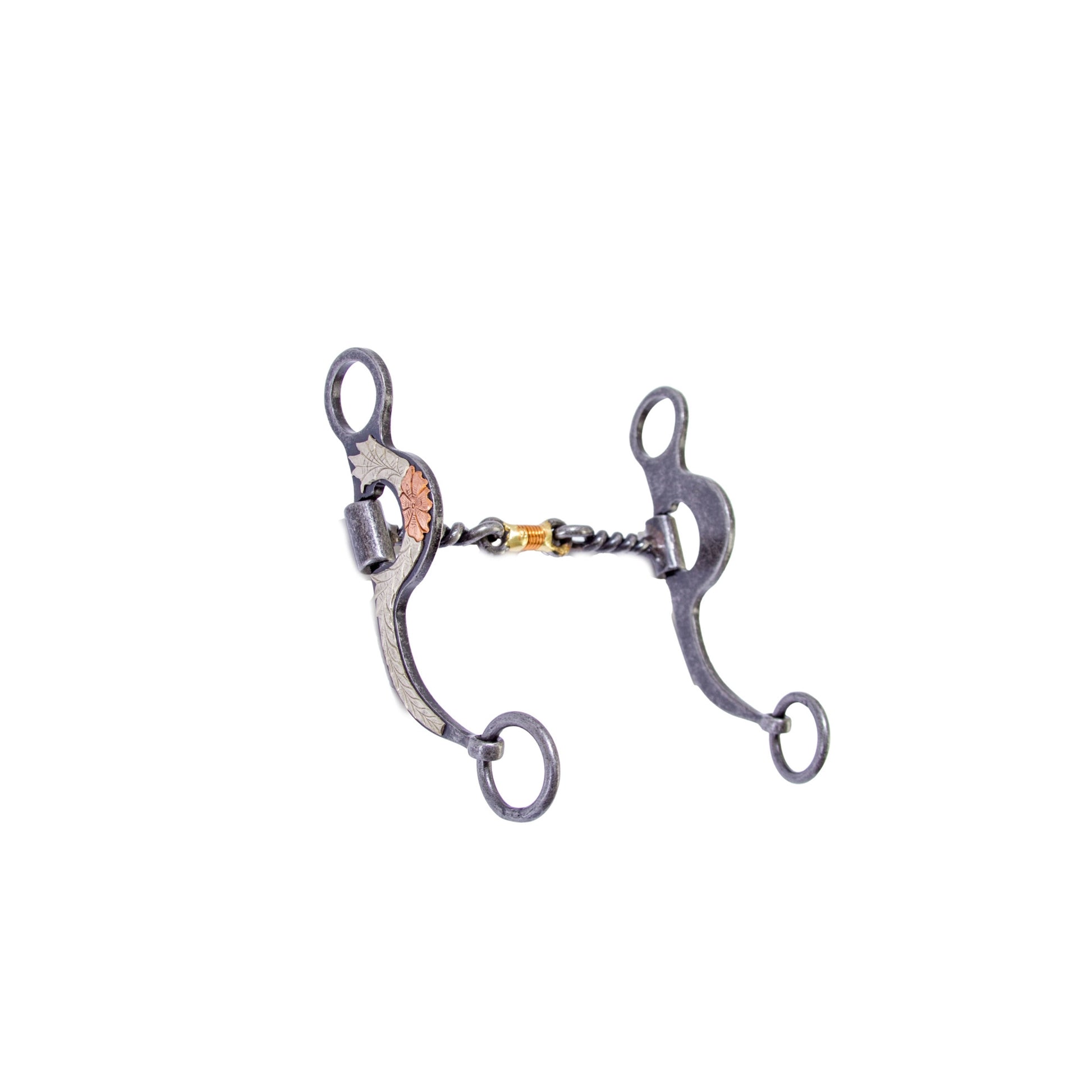 Aged Flying Clover Twisted Dogbone Bit