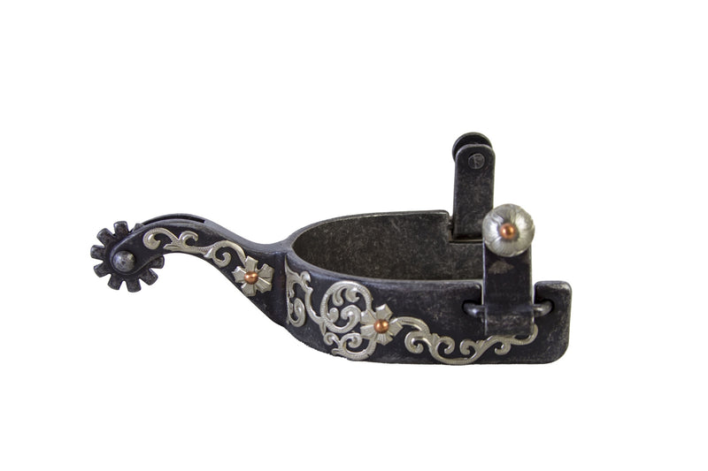 Floral Vine with Gold/Silver Trim Spur