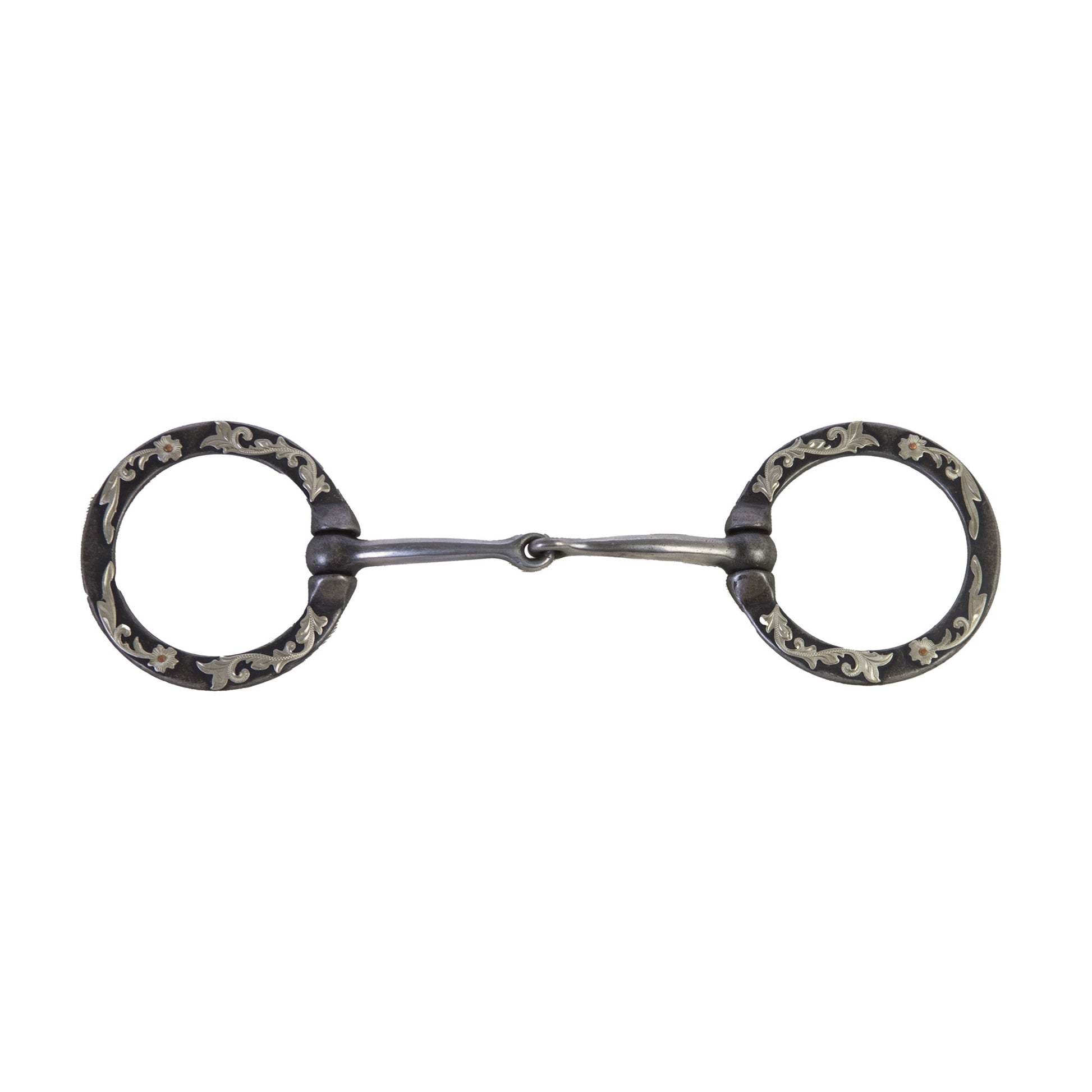 Snaffle with Floral Trim Bit