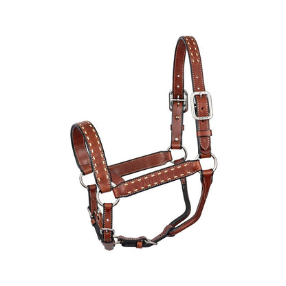 Perri's Buckstitch Leather Halter