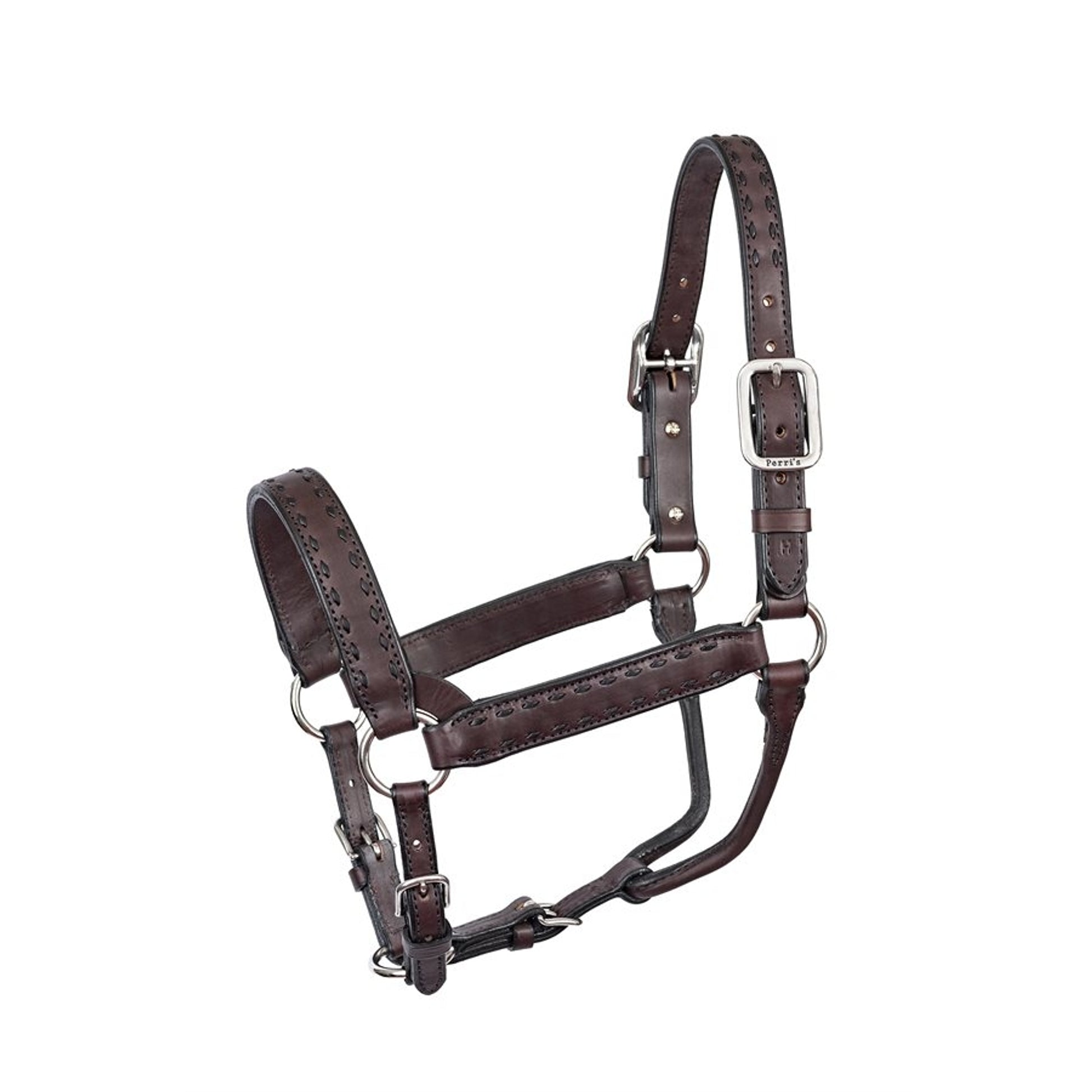 Perri's Buckstitch Leather Halter