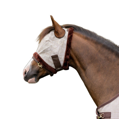 Kensington UV Pony Dual Ear Opening Fly Mask with Fleece