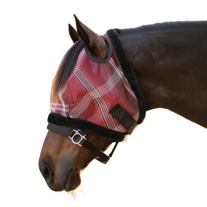 Kensington UV Fleece Trim Fly Mask - Dual Ear & Forelock