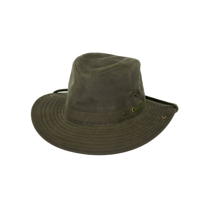 Outback Trading River Guide Oilskin Hat